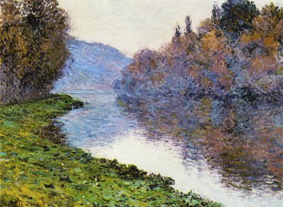 Die Seine bei Jenfosse, 1884 von Claude Monet